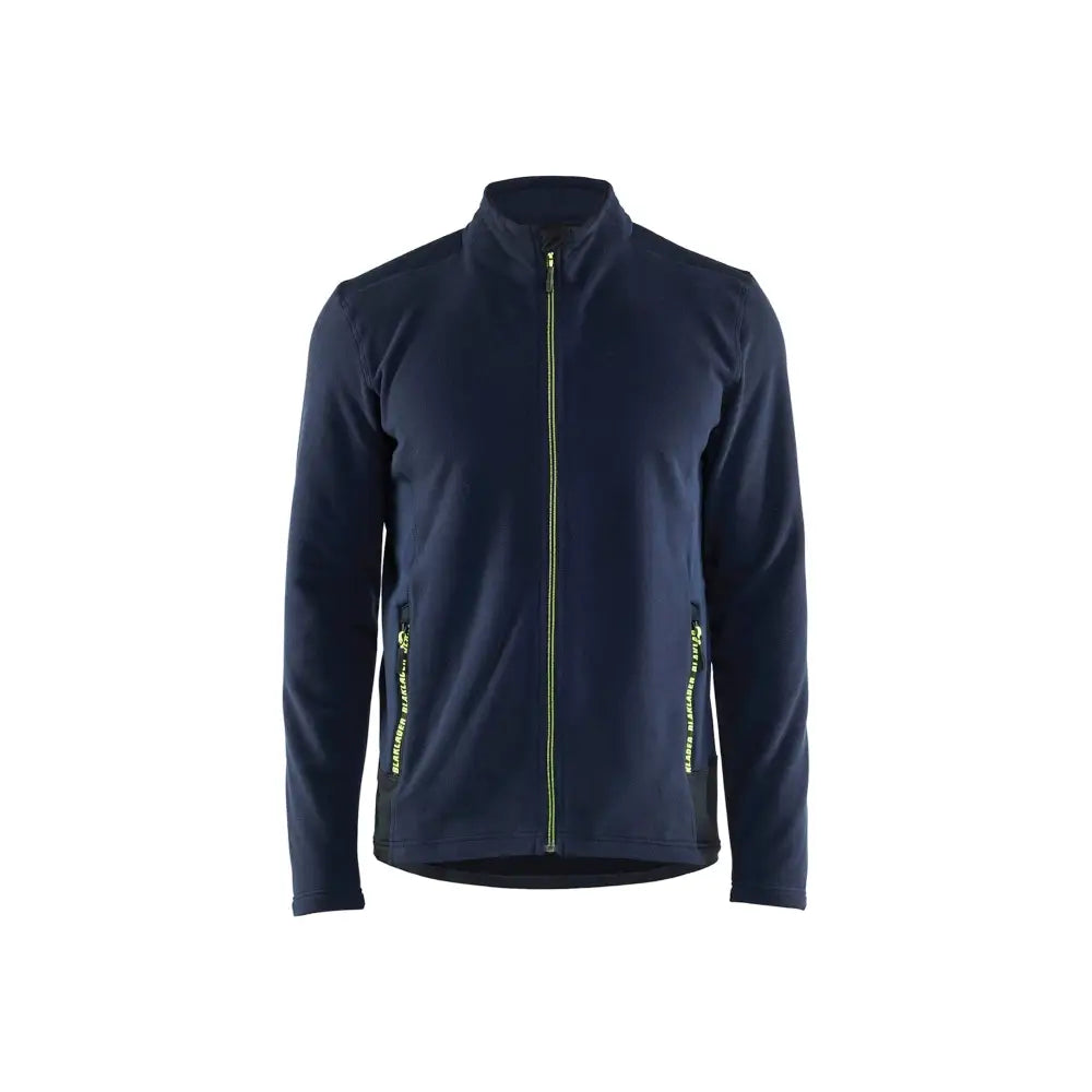 Blåkläder Microfleecejacka 47651010 - L / Tumma mariininsininen/Huomiokeltainen