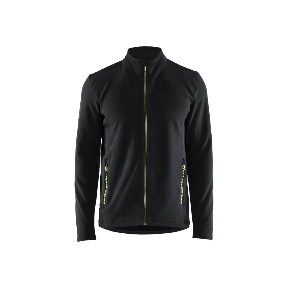 Blåkläder Microfleecejacka 47651010 - S / Musta/Huomiokeltainen