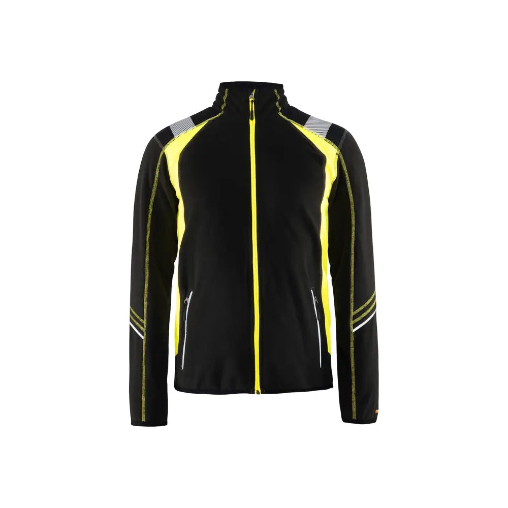 Blåkläder Microfleecejacka 49931010 - XS / Musta/Huomiokeltainen
