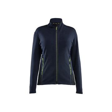 Blåkläder Microfleecejacka Dam 47661010 - XXXL / Tumma mariininsininen/Huomiokeltainen