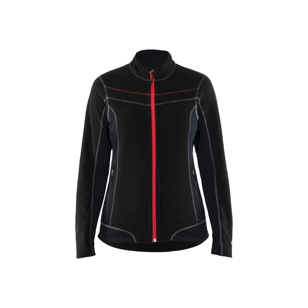 Blåkläder Microfleecejacka Dam 49241010 - XS / musta/punainen