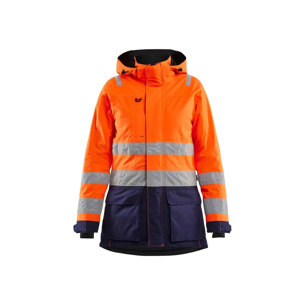 Blåkläder Parkas Vinter Varsel Dam 44721987 - XXXL / Huomio-oranssi/Mariininsininen