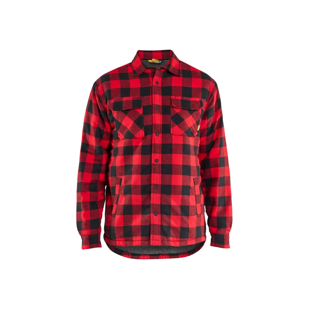 Blåkläder Pilefodrad flanellskjorta 47041168 - XXL / Punainen/Musta