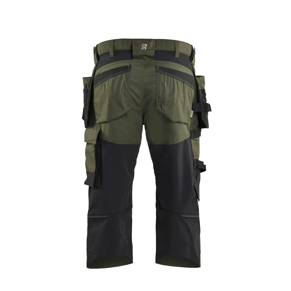 Blåkläder Piratbyxa Hantverk Stretch 17541832 - D88 / Metsänvihreä/Musta