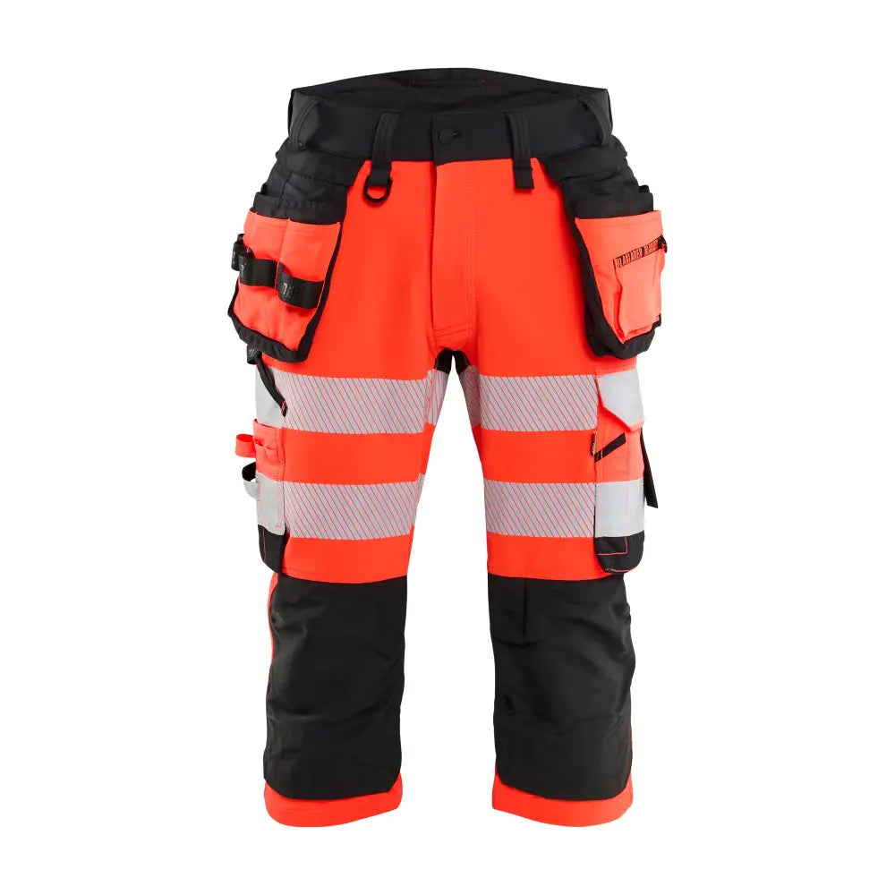 Blåkläder Piratbyxa Varsel 4-vägsstretch 11231648 - D120 / Huomiopunainen/Musta