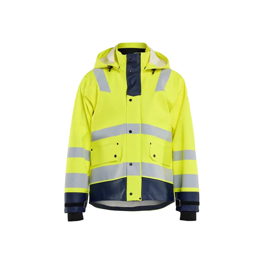 Blåkläder Regnjacka varsel Level 3 43272005 - XL / Huomiokeltainen/Mariininsininen