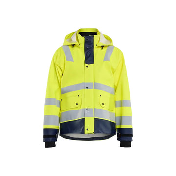 Blåkläder Regnjacka varsel Level 3 43272005 - XL / Huomiokeltainen/Mariininsininen