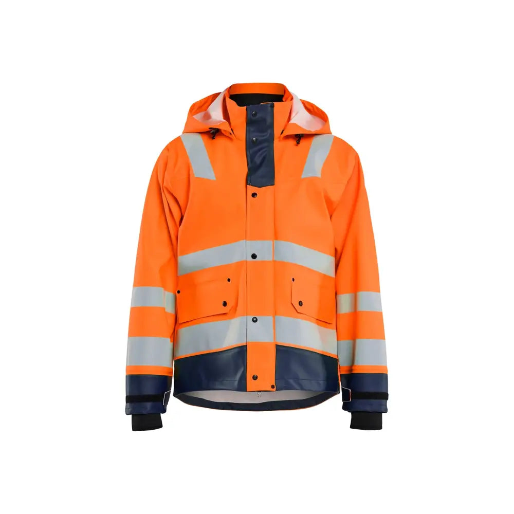 Blåkläder Regnjacka varsel Level 3 43272005 - XS / Huomio-oranssi/Mariininsininen