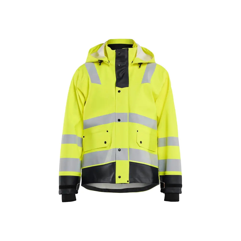 Blåkläder Regnjacka varsel Level 3 43272005 - XS / Huomiokeltainen/Musta