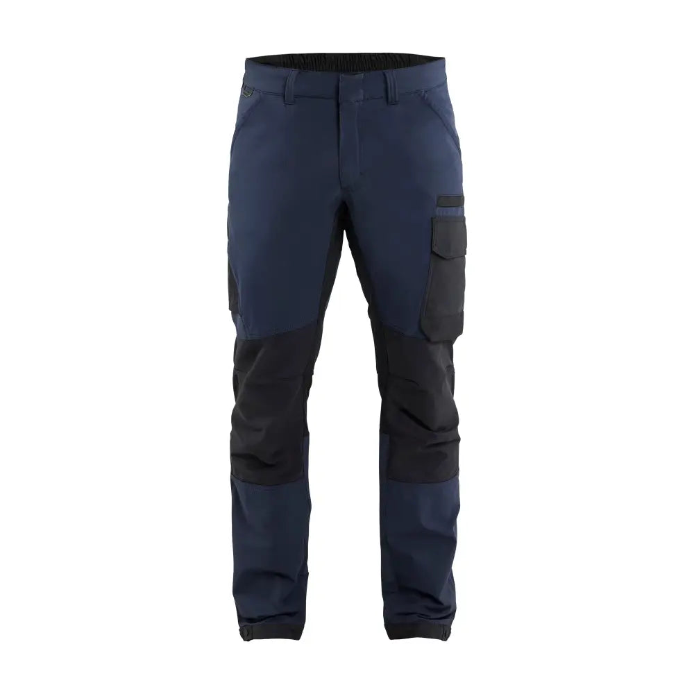 Blåkläder Servicebyxa 4-vägsstretch 14221645 - C146 / Tumma mariininsininen/Musta