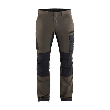 Blåkläder Servicebyxa 4-vägsstretch 14221645 - D104 / Tumma oliivinvihreä/Musta