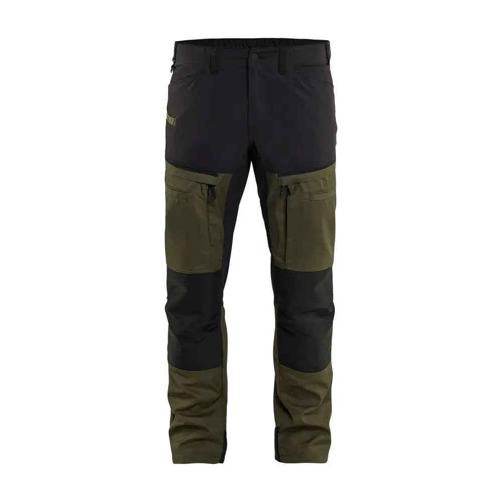 Blåkläder Servicebyxa med stretch 14561845 - C152 / Metsänvihreä/Musta