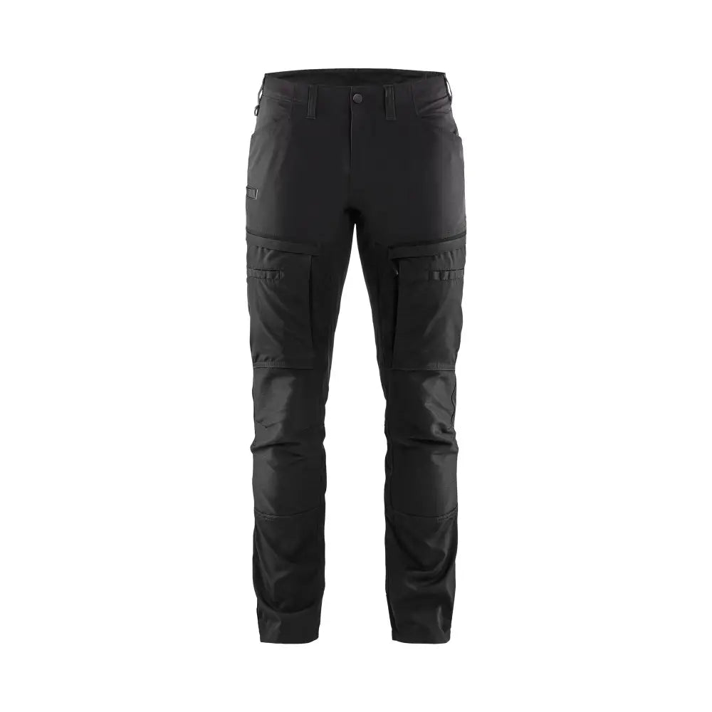 Blåkläder Servicebyxa med stretch 14561845 - C152 / Musta/Tummanharmaa