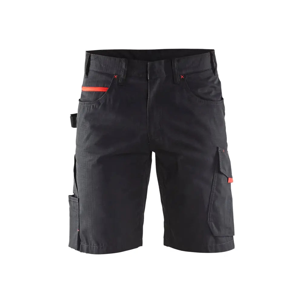 Blåkläder Serviceshorts 14991330 - C58 / musta/punainen