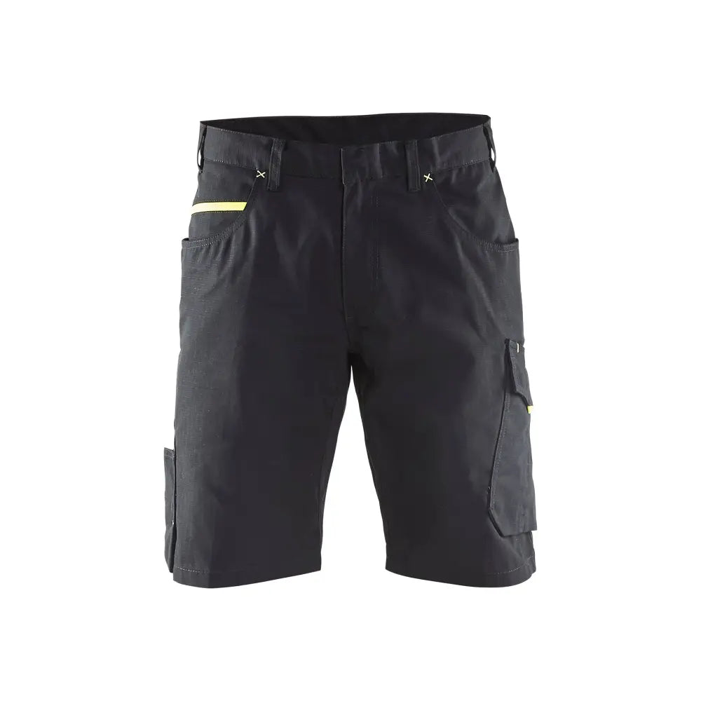 Blåkläder Serviceshorts 14991330 - C62 / Musta/Huomiokeltainen