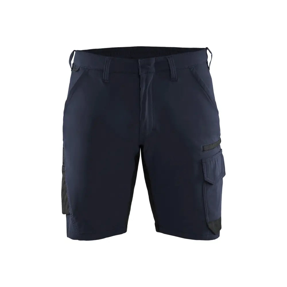 Blåkläder Serviceshorts 4-vägsstretch 14231645 - C62 / Tumma mariininsininen/Musta