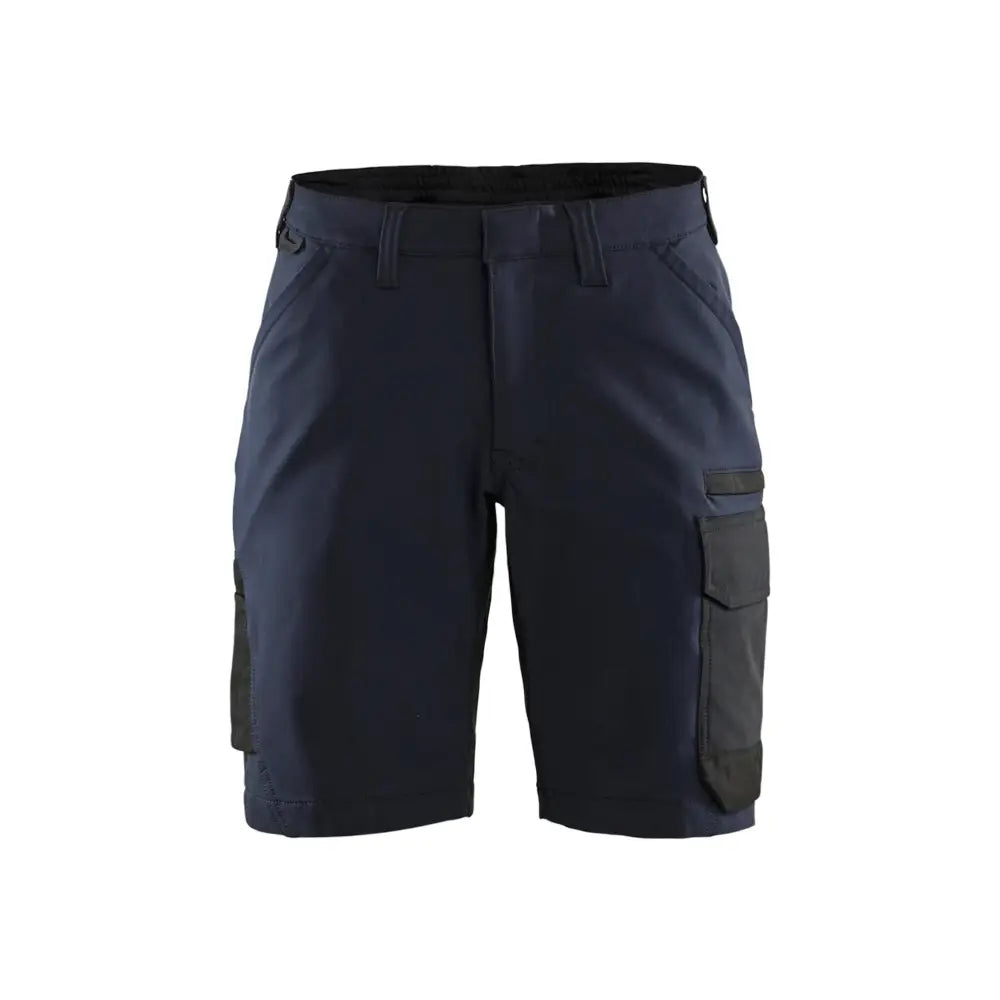 Blåkläder Serviceshorts 4-vägsstretch Dam 71231645 - C32 / Tumma mariininsininen/Musta