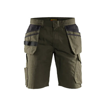 Blåkläder Serviceshorts med verktygsfickor 14941330 - C54 / Tumma oliivinvihreä/Musta