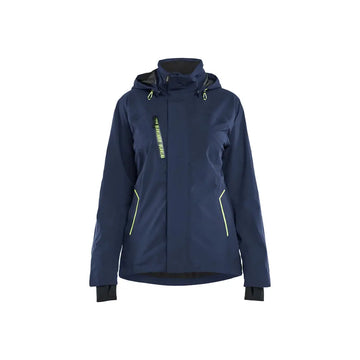 Blåkläder Skaljacka Stretch Dam 44031917 - XS / Tumma mariininsininen/Huomiokeltainen