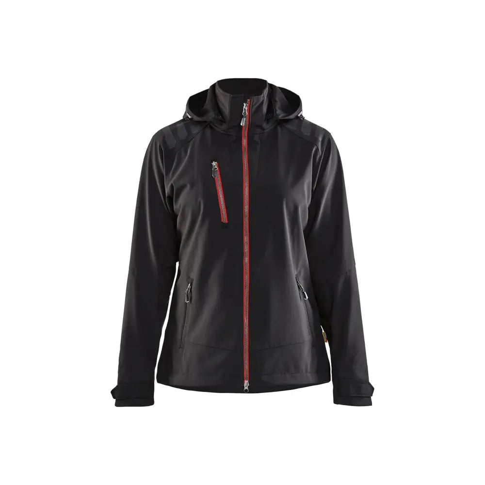 Blåkläder Softshelljacka Dam 47192513 - XXXL / musta/punainen
