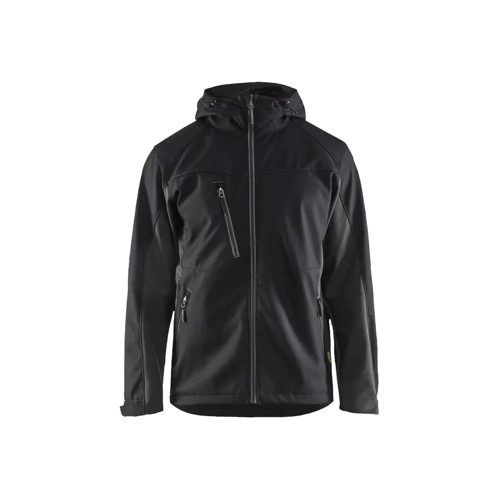 Blåkläder Softshelljacka med luva 47532516 - XS / Musta/Tummanharmaa