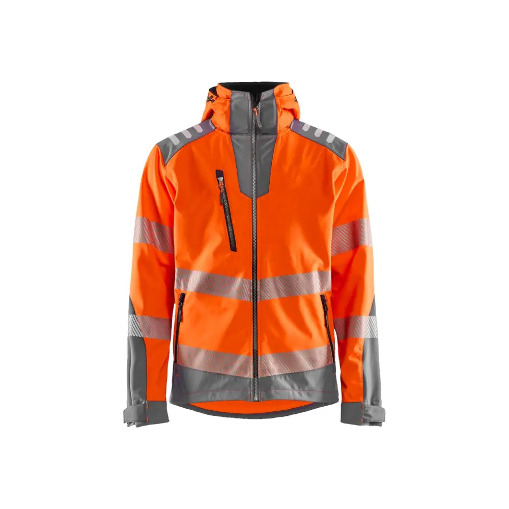 Blåkläder Softshelljacka varsel 44912513 - 4XL / Huomio-oranssi/Grafiitinharmaa