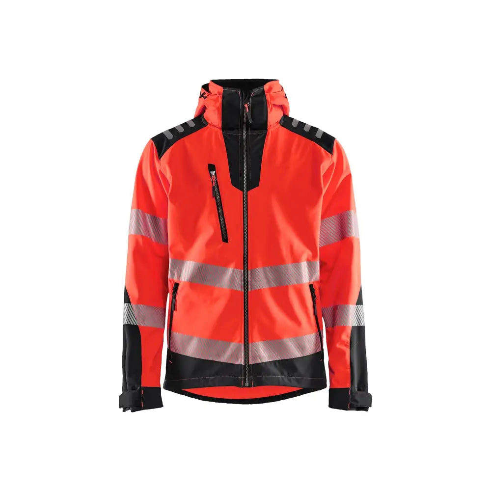 Blåkläder Softshelljacka varsel 44912513 - 5XL / Huomiopunainen/Musta