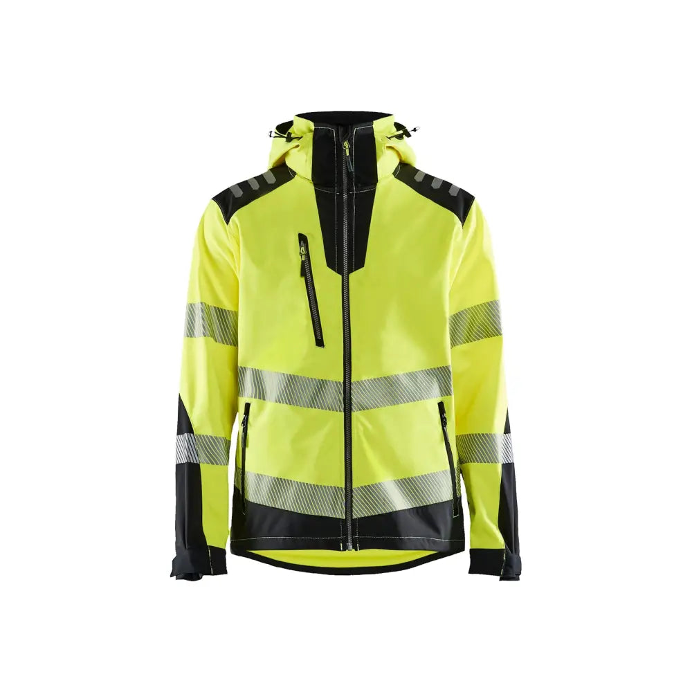 Blåkläder Softshelljacka varsel 44912513 - XXXL / Huomiokeltainen/Musta