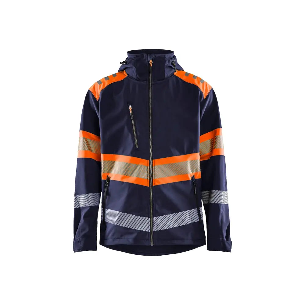 Blåkläder Softshelljacka Varsel 44942513 - 4XL / Mariininsininen/Huomio-oranssi