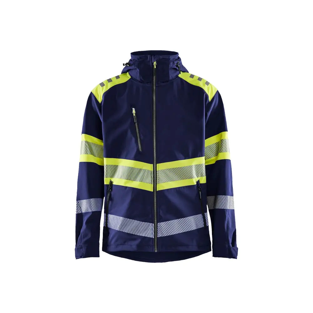 Blåkläder Softshelljacka Varsel 44942513 - XS / Mariininsininen/Huomiokeltainen