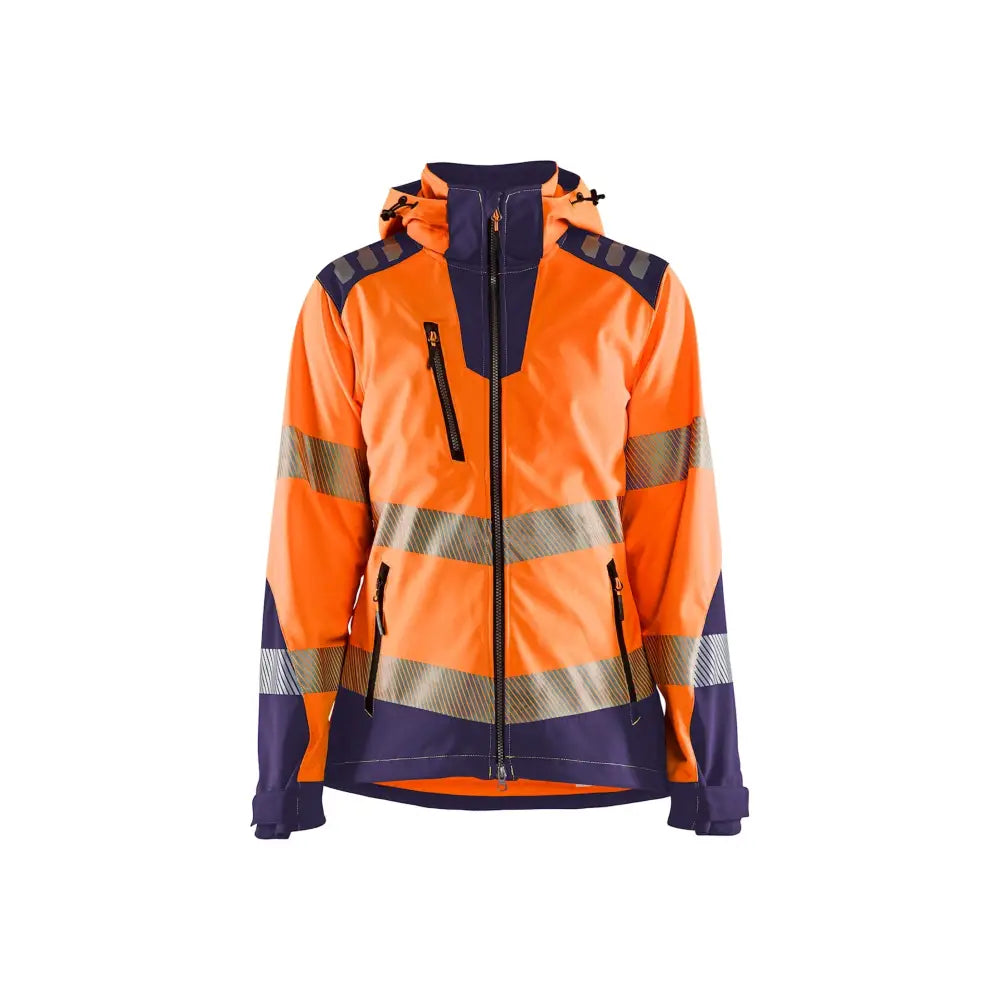 Blåkläder Softshelljacka varsel Dam 47912513 - XXXL / Huomio-oranssi/Mariininsininen