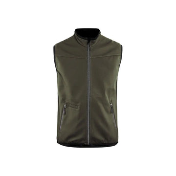 Blåkläder Softshellväst 38502516 - XXXL / Tumma oliivinvihreä/Musta