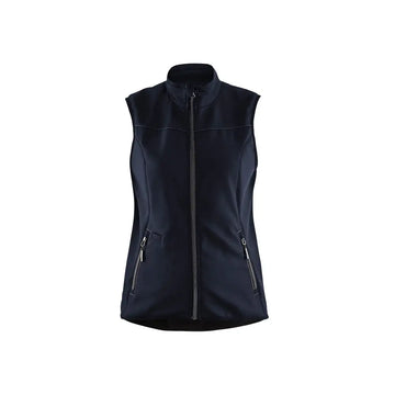 Blåkläder Softshellväst Dam 38512516 - XXL / Tumma mariininsininen/Musta