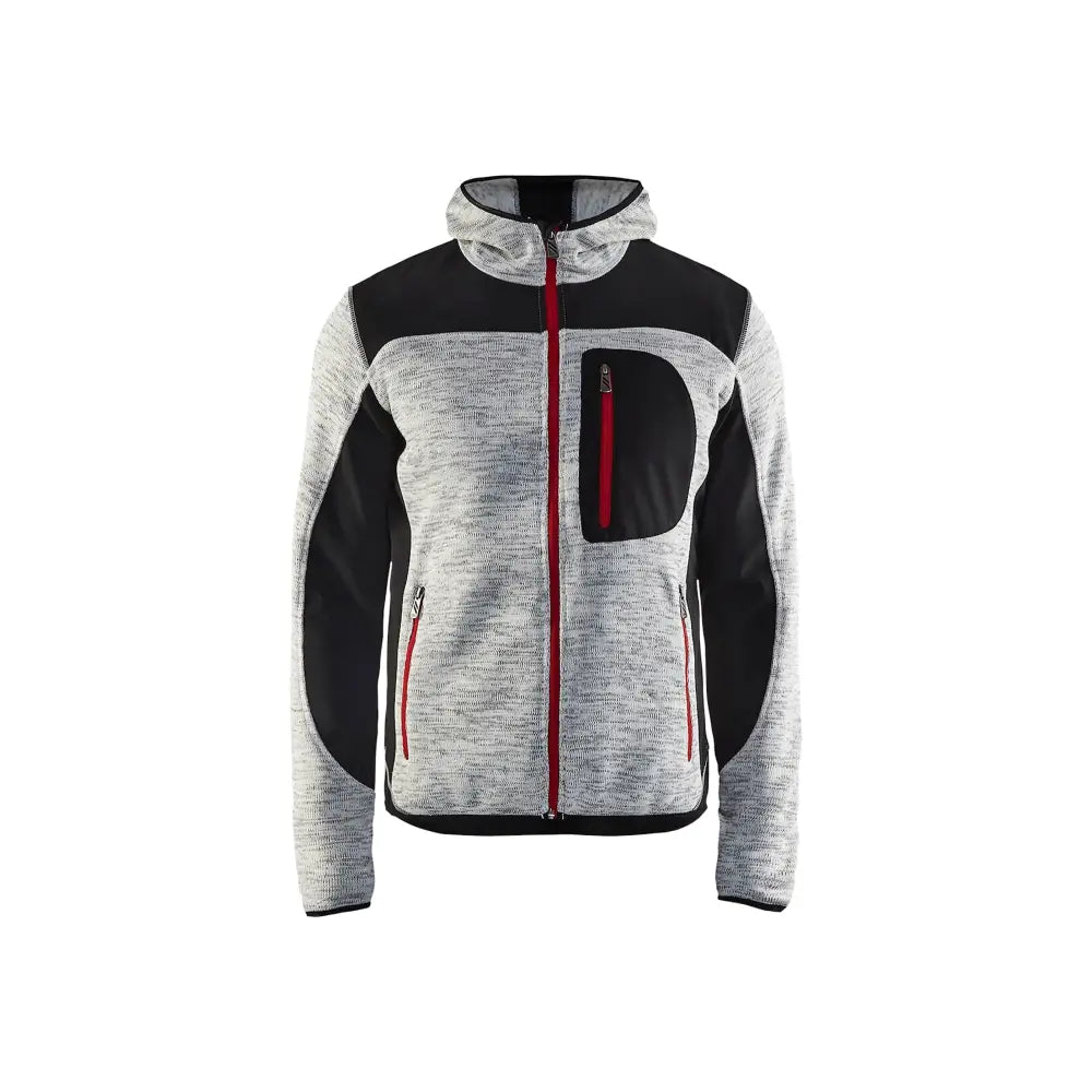 Blåkläder Stickad jacka 49302117 - XL / Meleerattu harmaa/Musta