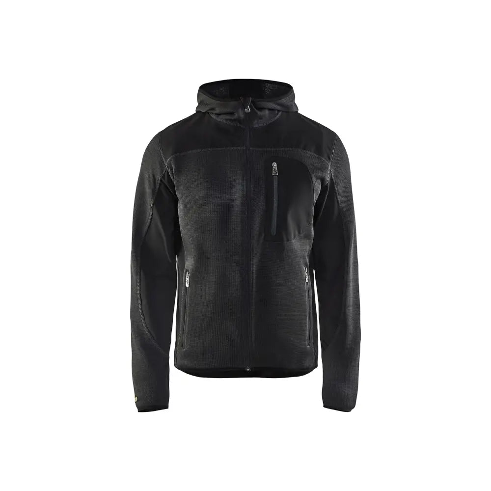 Blåkläder Stickad jacka 49302117 - XS / Tummanharmaa/Musta