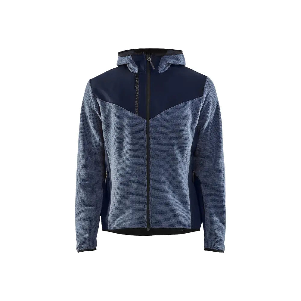 Blåkläder Stickad Jacka med Softshell 59402536 - L / Teräksensininen/Tumma mariininsininen