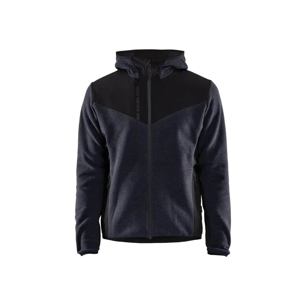 Blåkläder Stickad Jacka med Softshell 59402536 - L / Tumma mariininsininen/Musta