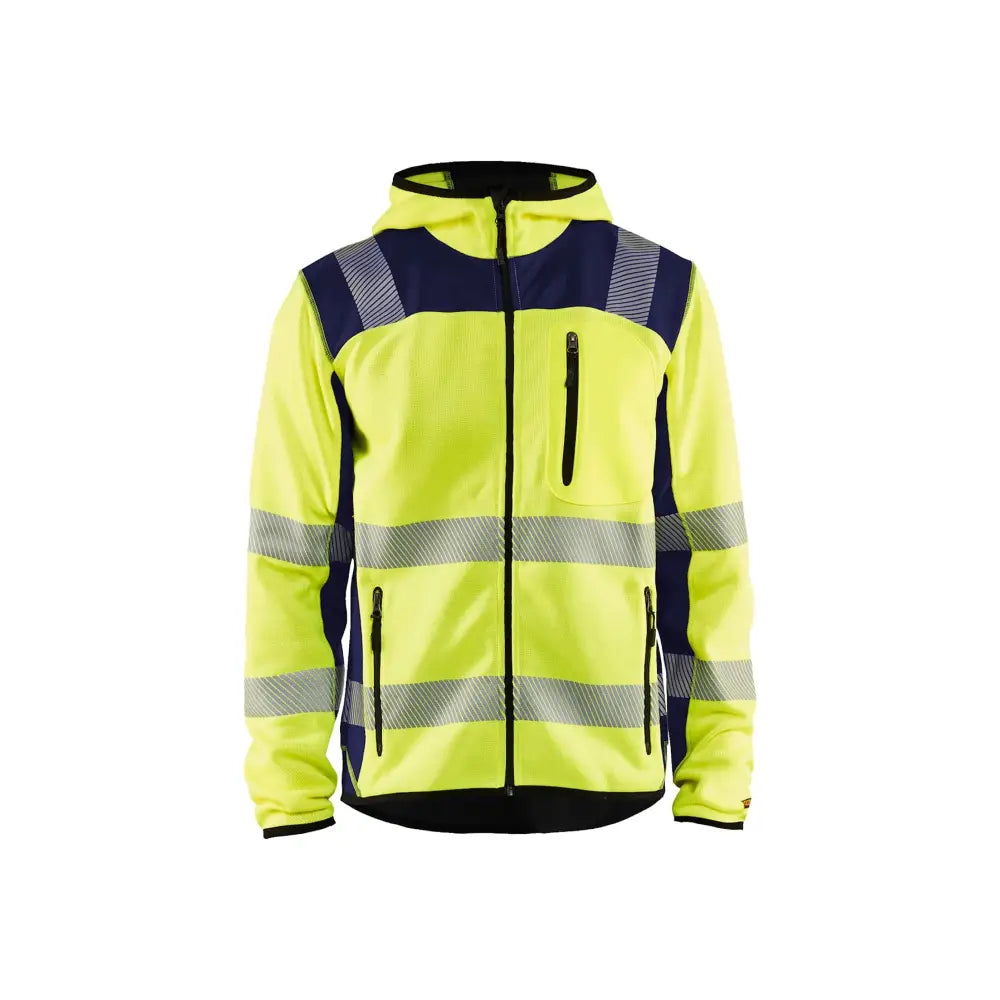 Blåkläder Stickad varseljacka 49232120 - XS / Huomiokeltainen/Mariininsininen