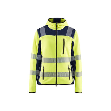 Blåkläder Stickad Varseljacka Dam 49672120 - XXXL / Huomiokeltainen/Mariininsininen