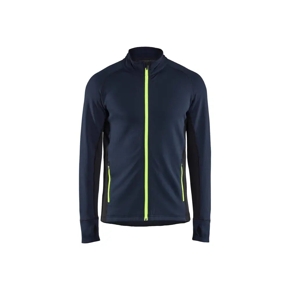 Blåkläder STRIKER Fleecejacka 47352539 - XXXL / Tumma mariininsininen/Huomiokeltainen