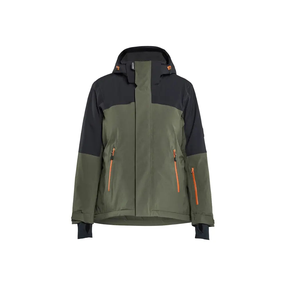 Blåkläder STRIKER Vinterjacka Stretch Dam 47071917 - XL / Metsän vihreä/Ruosteenpunainen