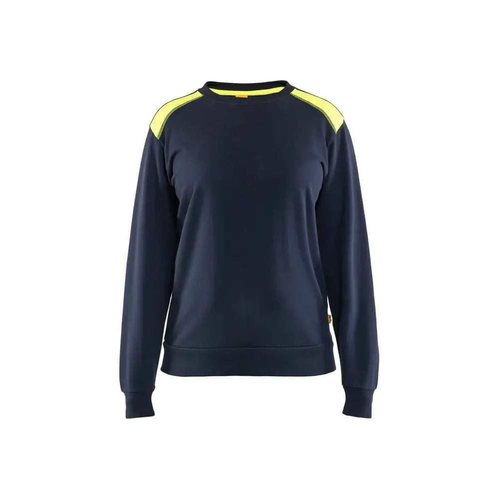 Blåkläder Sweatshirt Dam 34081158 - XXL / Tumma mariininsininen/Huomiokeltainen