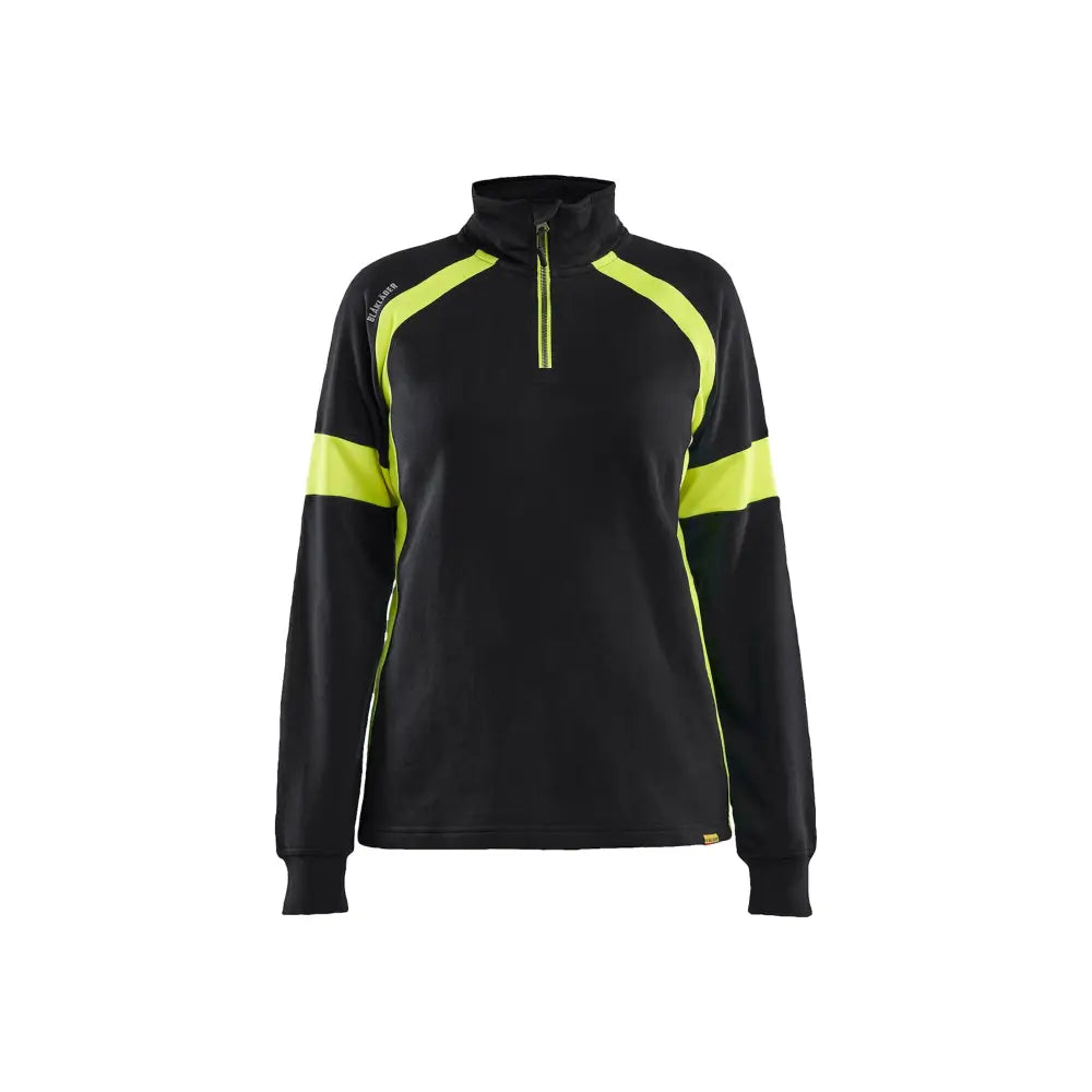 Blåkläder Sweatshirt med Varsel Dam 35661158 - XL / Musta/Huomiokeltainen