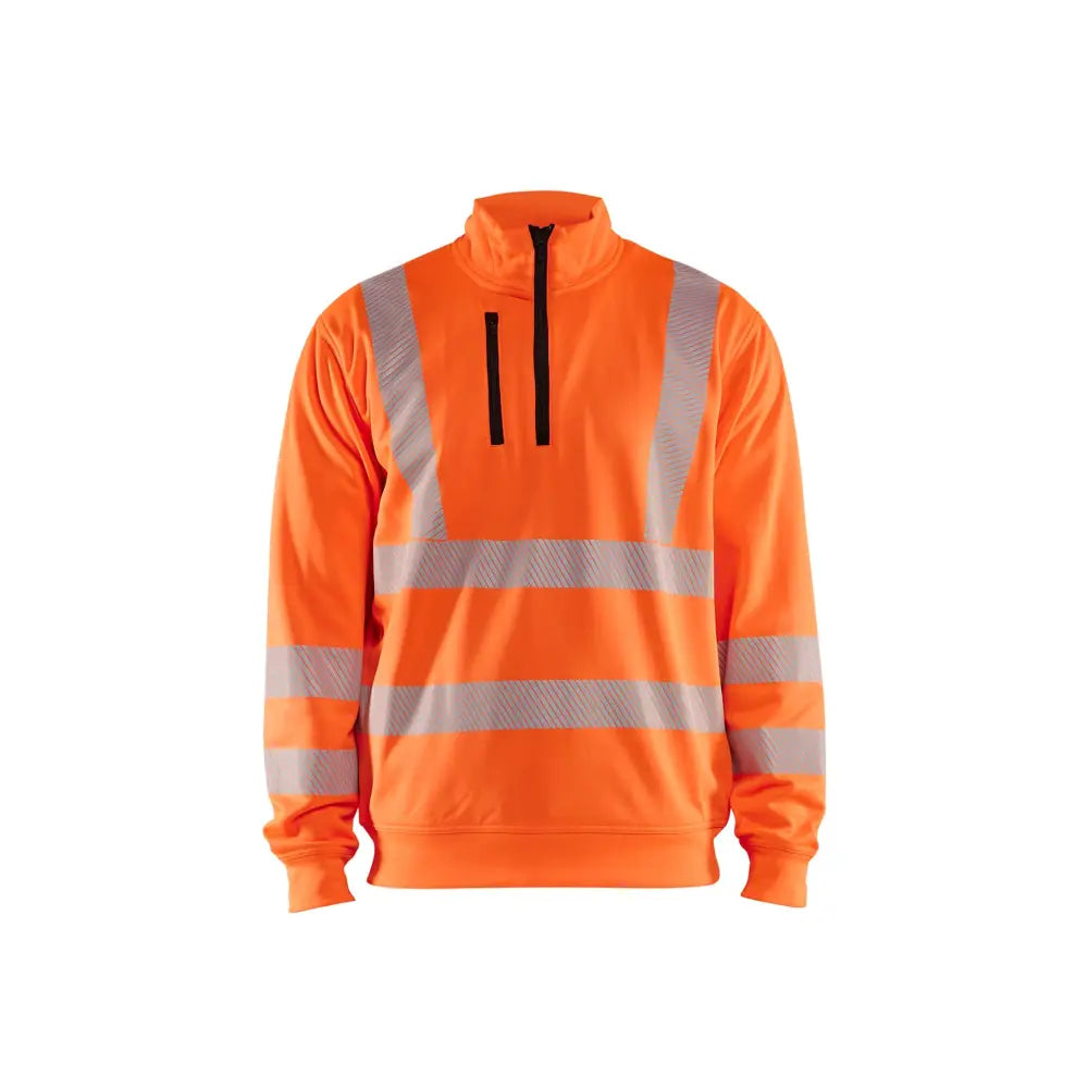 Blåkläder Sweatshirt Varsel Half-zip 35642538 - S / Huomio oranssi