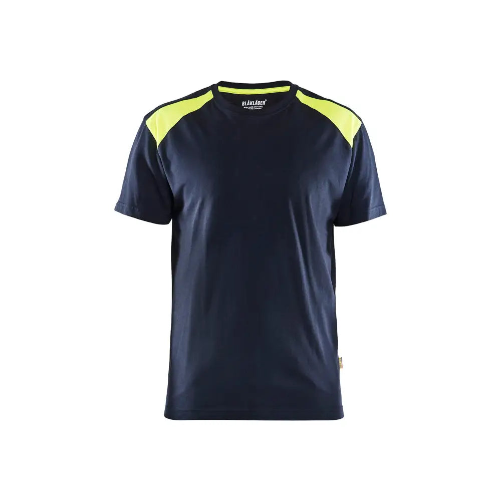 Blåkläder T-shirt 33791042 - 4XL / Tumma mariininsininen/Huomiokeltainen
