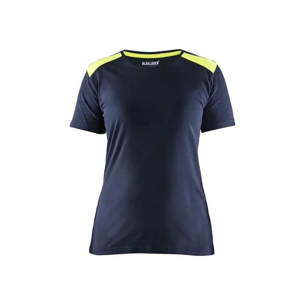 Blåkläder T-shirt Dam 34791042 - XXL / Tumma mariininsininen/Huomiokeltainen