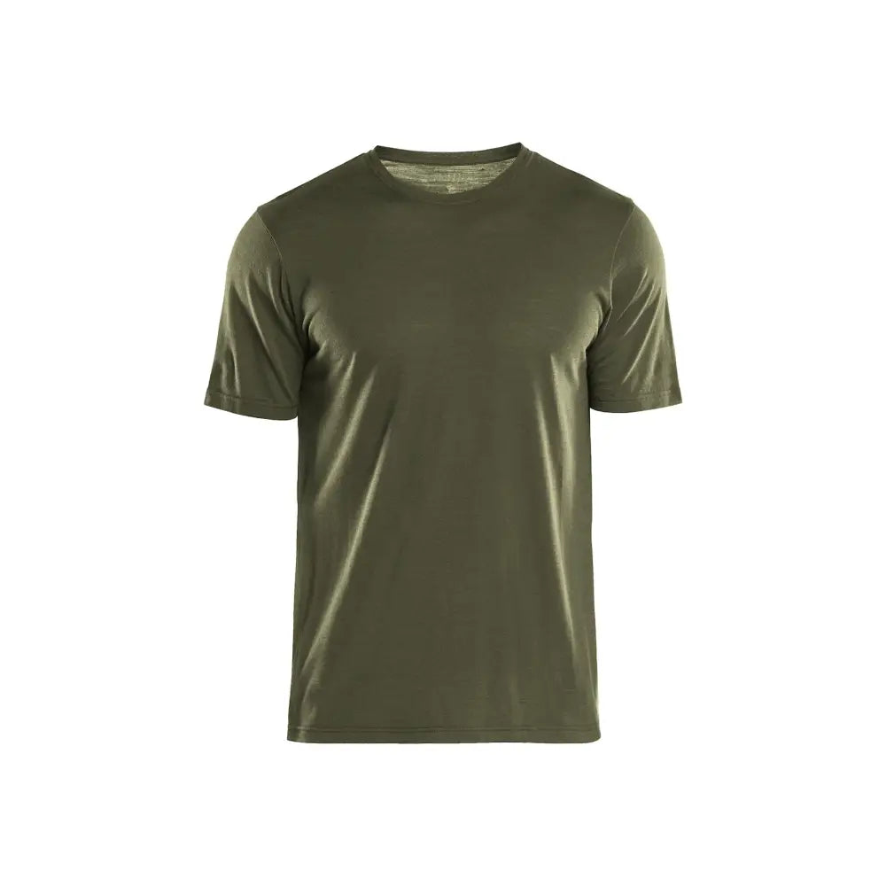 Blåkläder T-shirt i merinoull 35361743 - XXXL / Metsänvihreä
