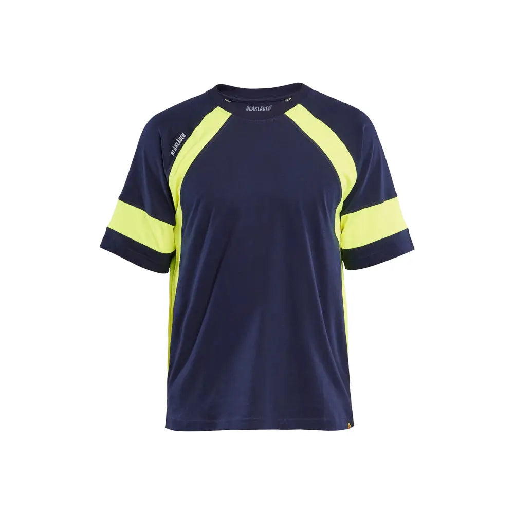 Blåkläder T-shirt med Varsel 35231030 - XXL / Mariininsininen/Huomiokeltainen