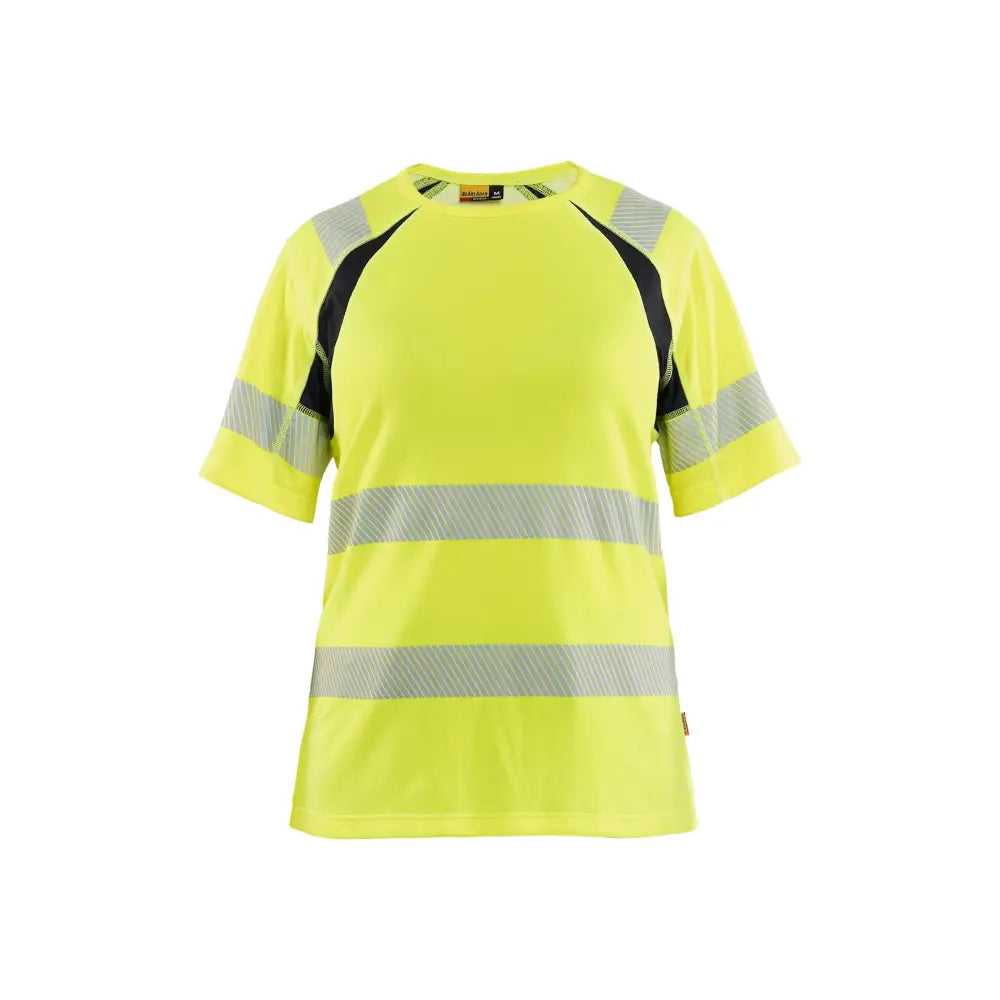 Blåkläder T-shirt Varsel Dam 35032537 - XS / Huomiokeltainen/Musta