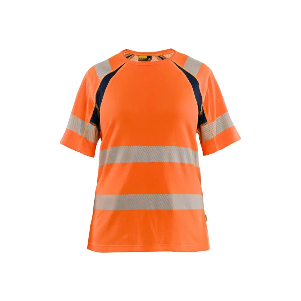 Blåkläder T-shirt Varsel Dam 35032537 - XXXL / Huomio-oranssi/Mariininsininen
